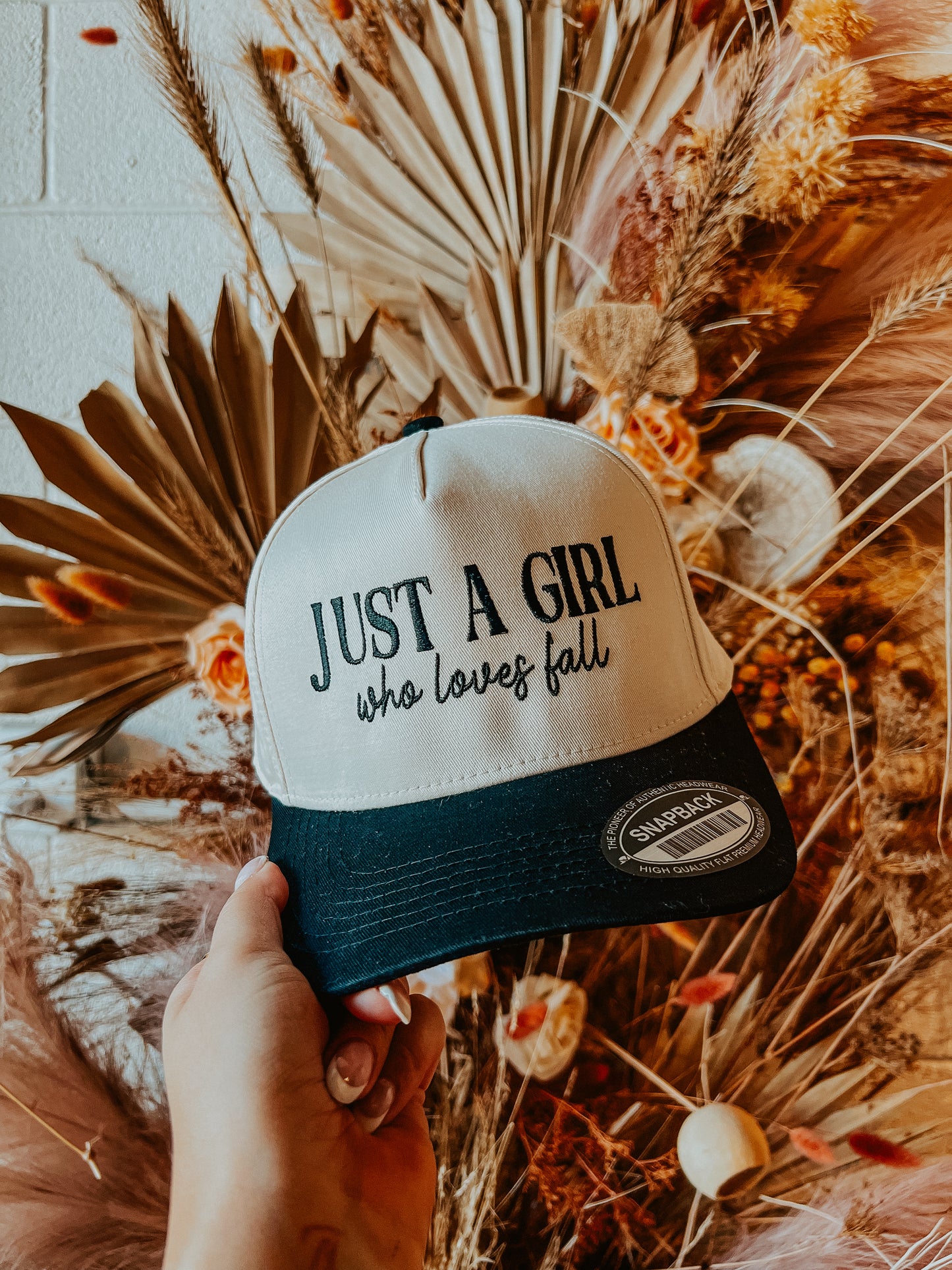 Just a Girl Who Loves Fall Trucker Hat