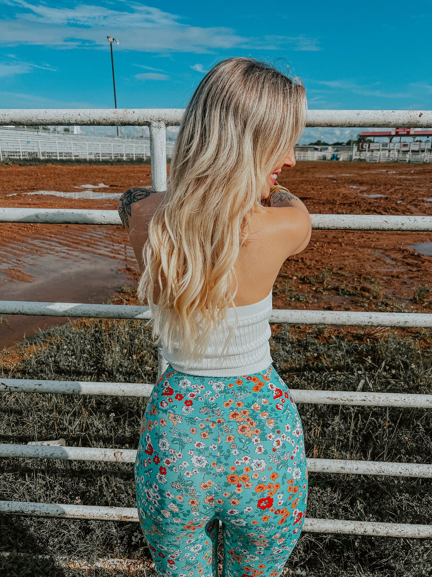 White Halter Tank