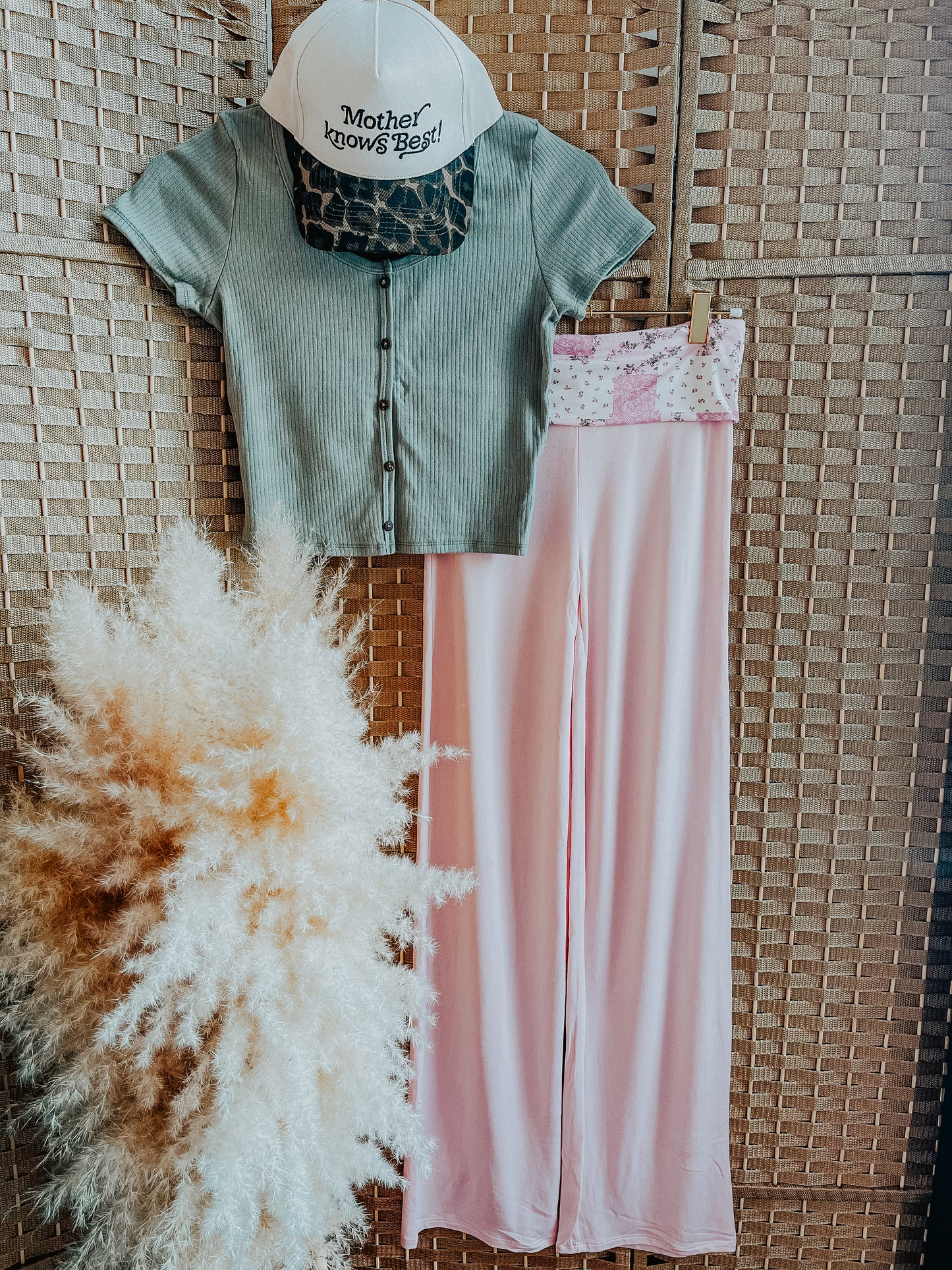 Blush Patchwork Lounge Pants