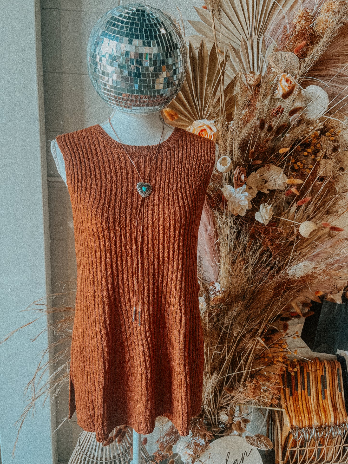 Knit Sweater Tank & Shorts
