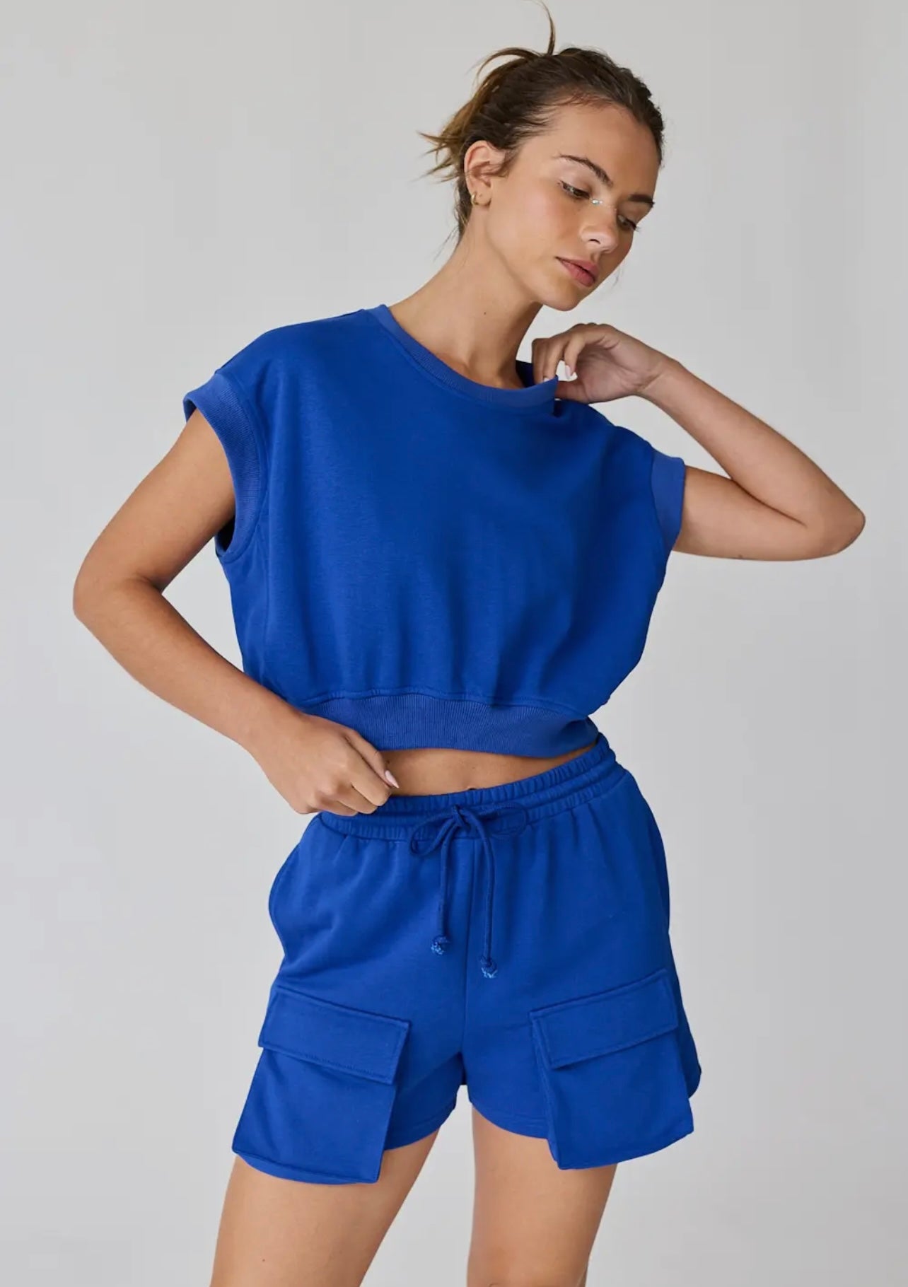 The Emmy Muscle Crop + Shorts Set