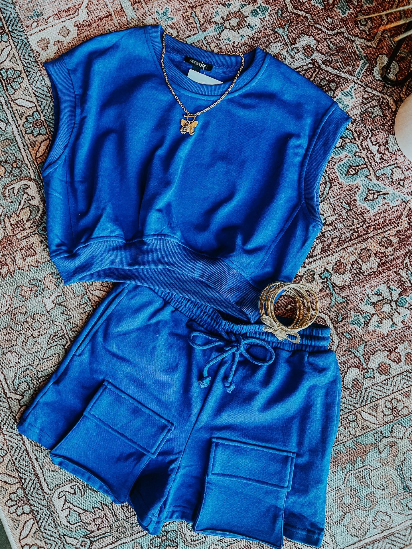 The Emmy Muscle Crop + Shorts Set