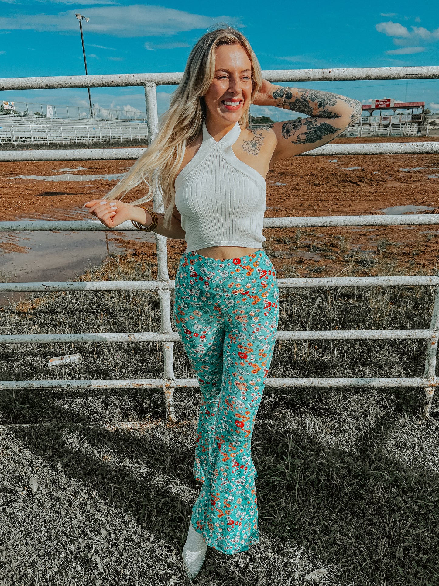 The Blooming Floral Bell Bottoms