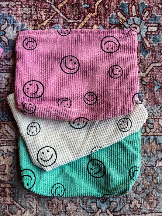 Corduroy Makeup Bags