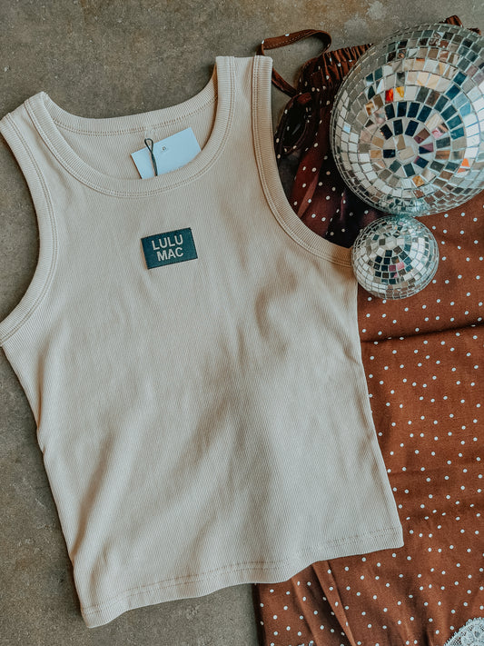 LULU MAC - OG TANK TOP (SAND)