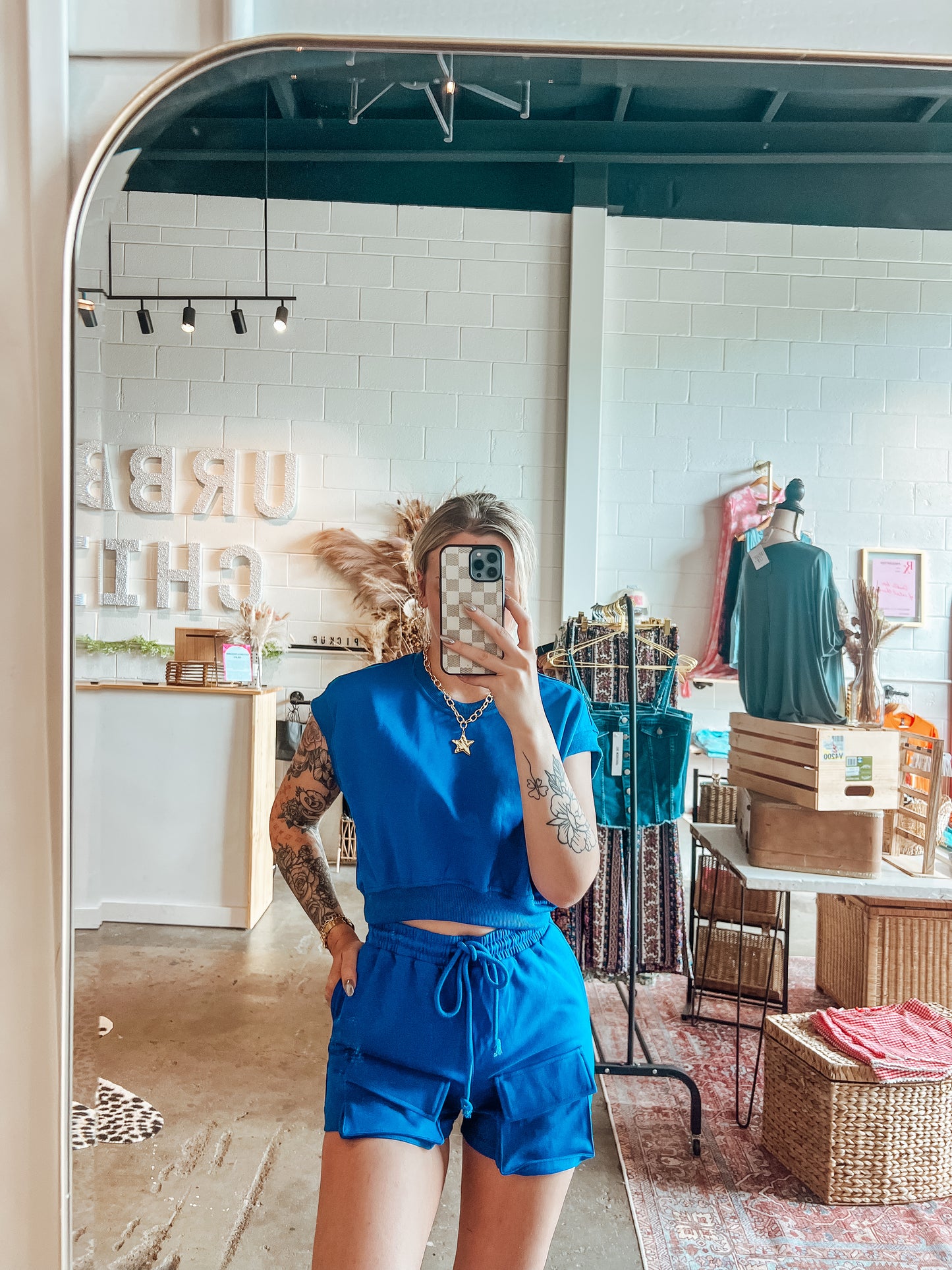 The Emmy Muscle Crop + Shorts Set