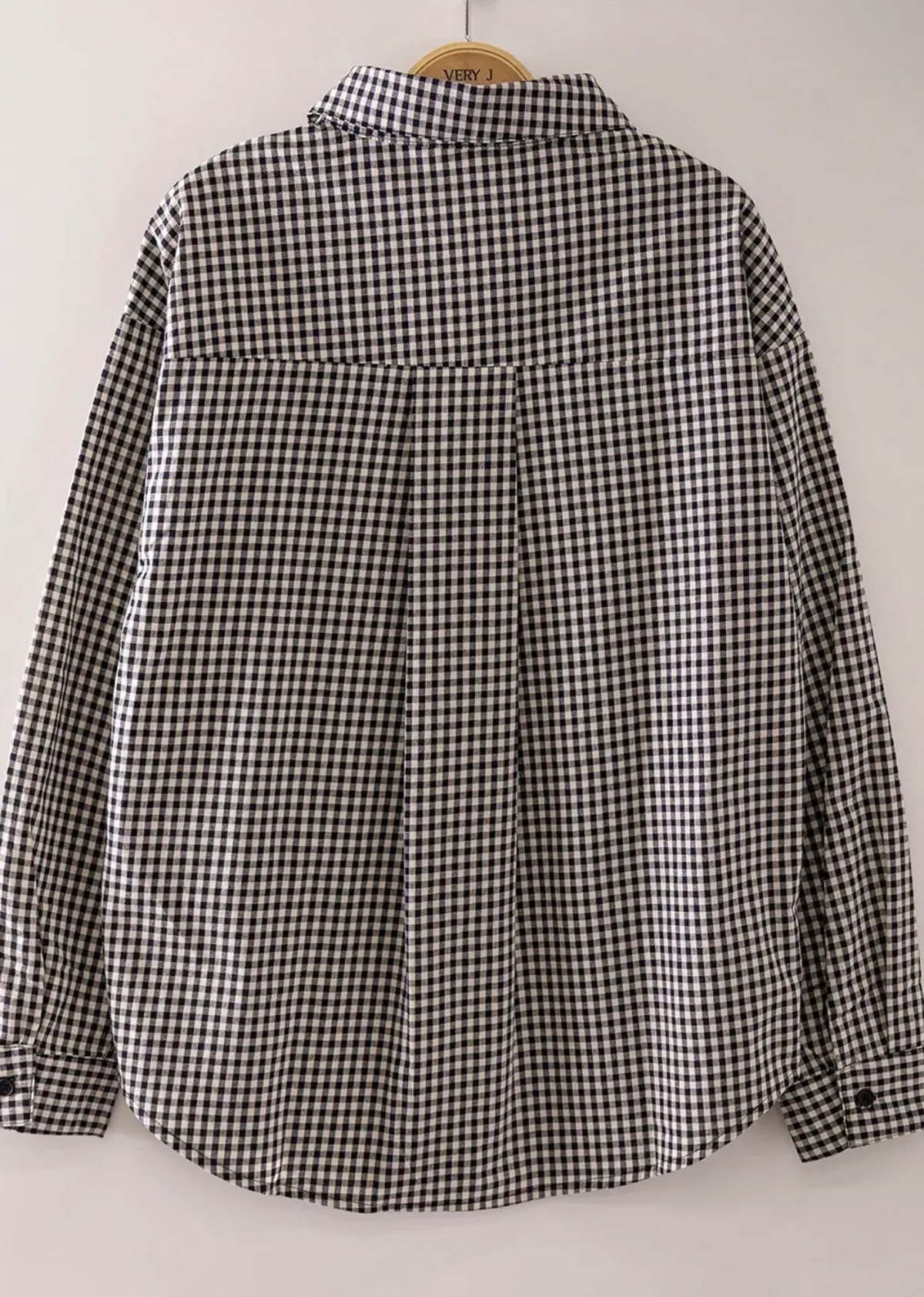 Western Horse Gingham Button Down