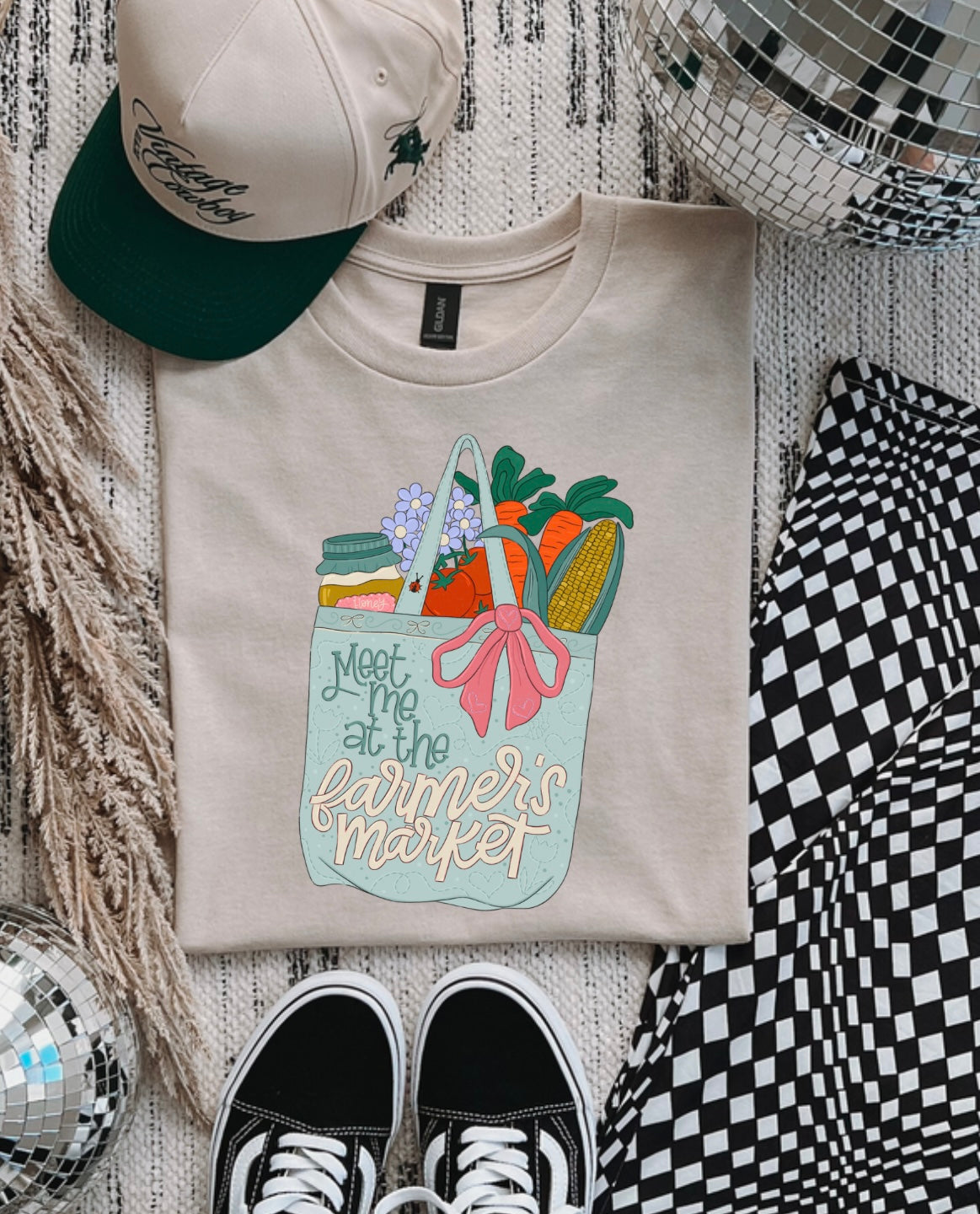 Meet me at the Farmers Market Graphic T-Shirt