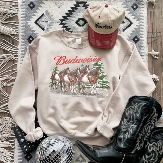 Christmas Horses Sweatshirt