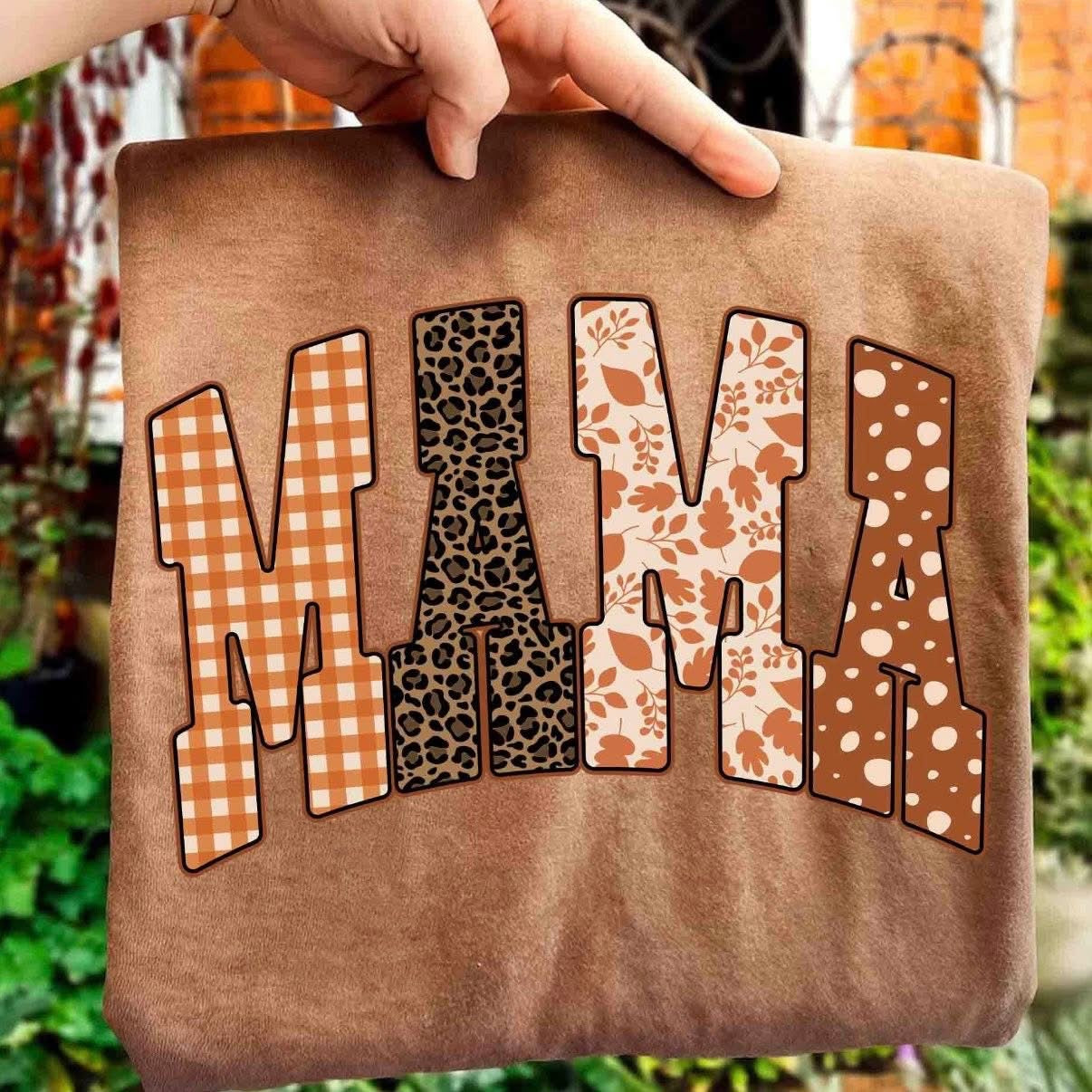 Mama Fall Graphic T-Shirt