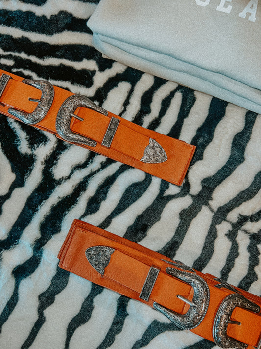 Double Buckle Snap On Belt