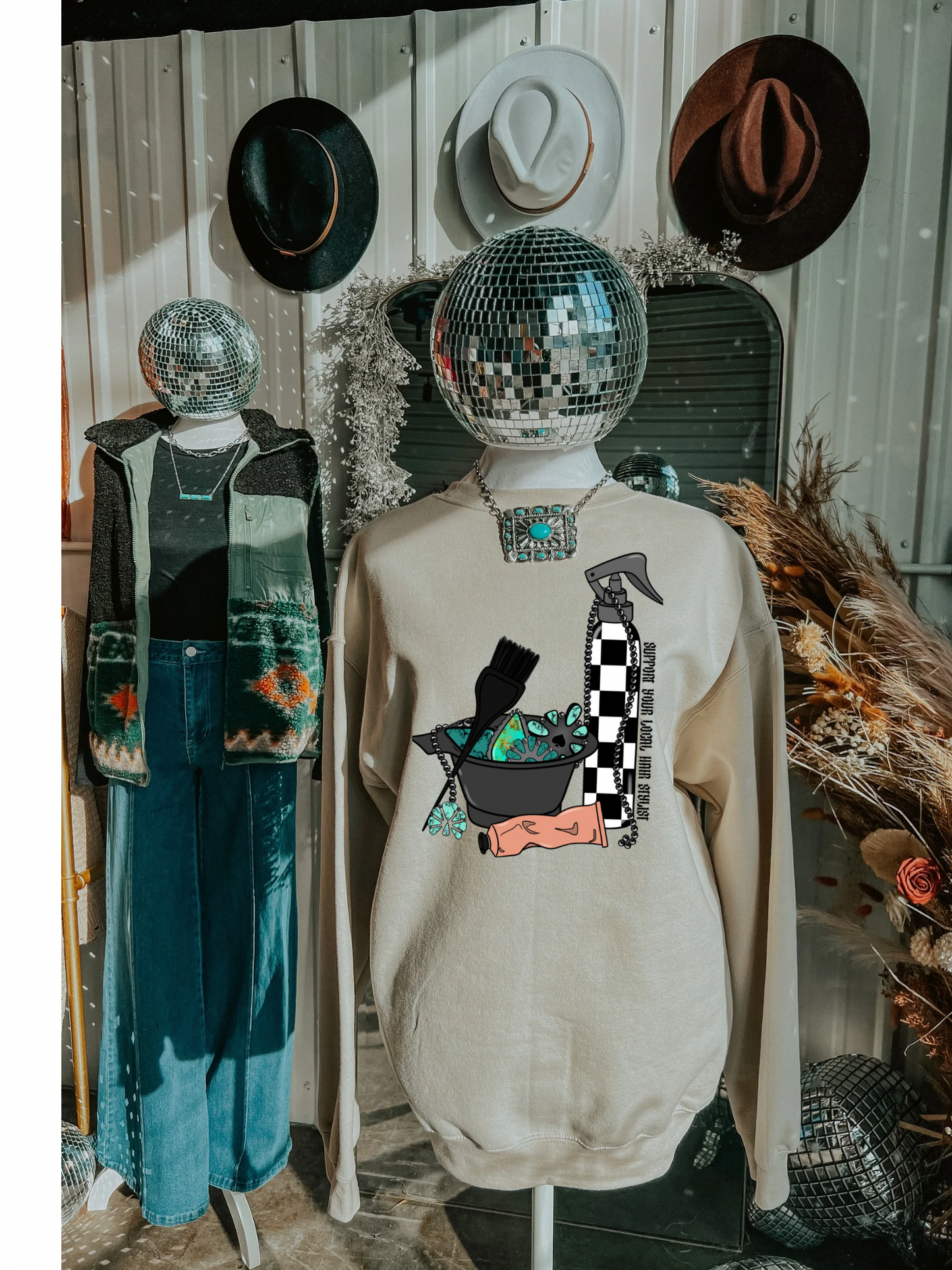 Support your Local Hair Stylist T-Shirt or Sweatshirt