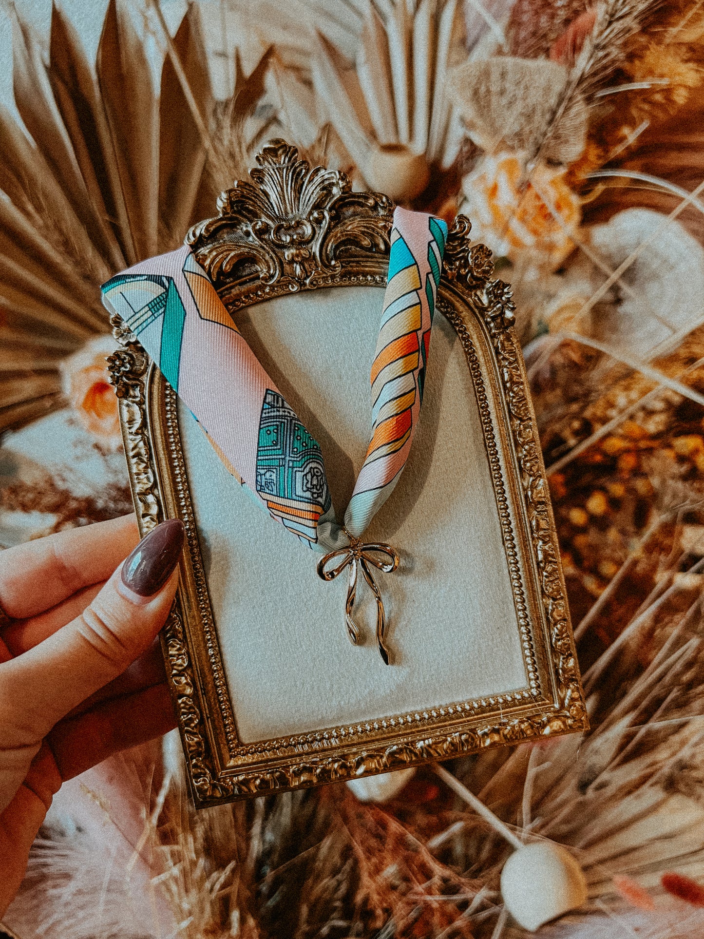 Bow Scarf Necklace