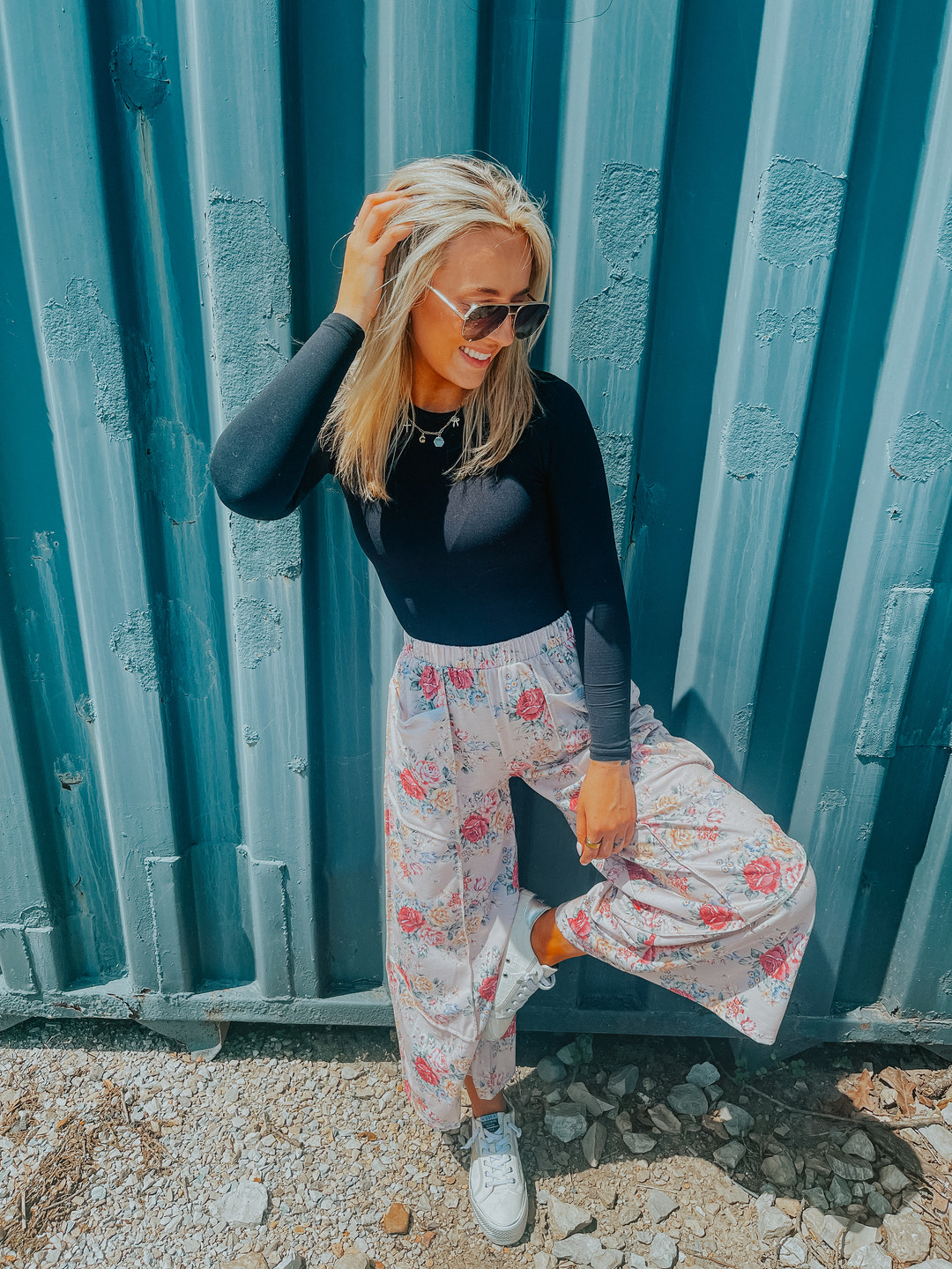 Vintage Floral Lounge Pants