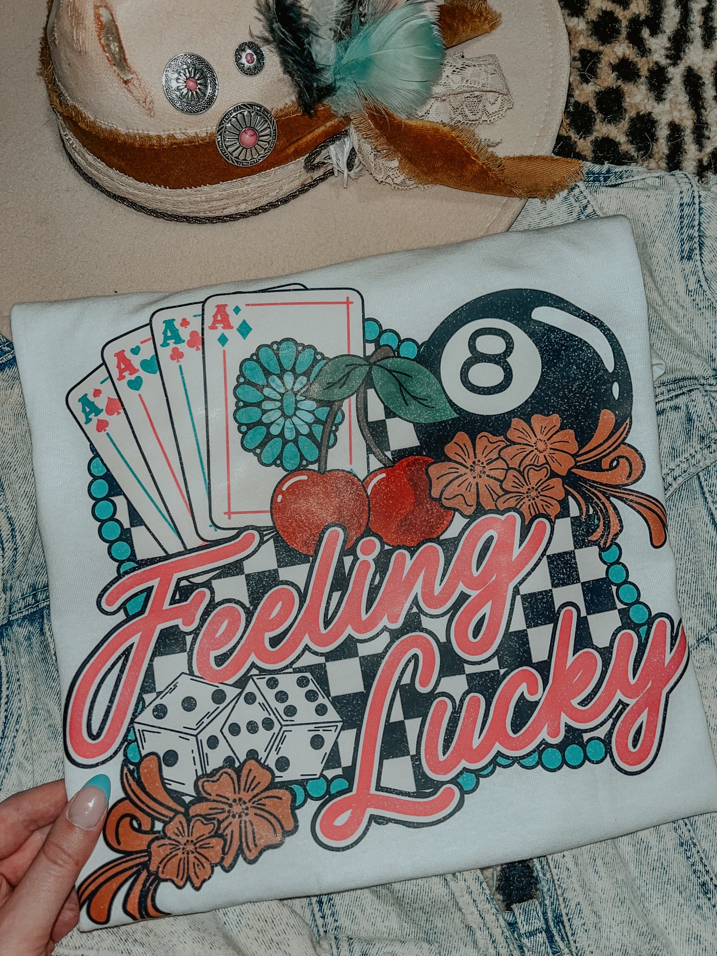 Feeling Lucky Graphic T-Shirt