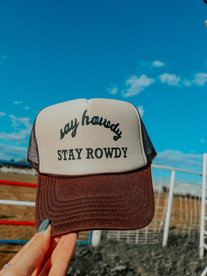 Say Howdy Trucker Hat