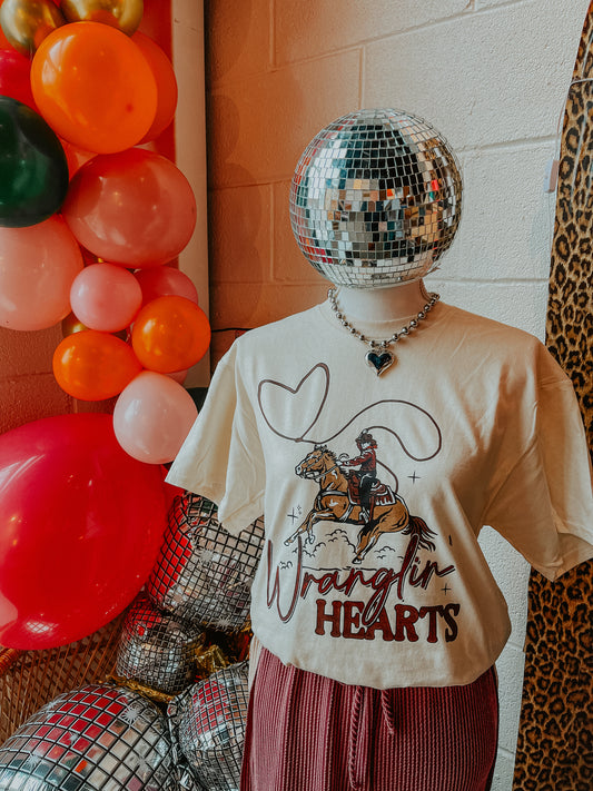Wranglin’ Hearts Graphic T-Shirt