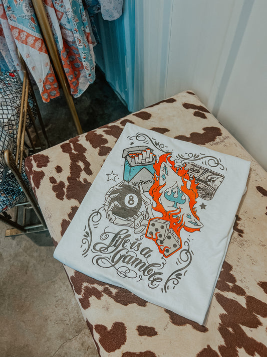Life is A Gamble Graphic T Shirt