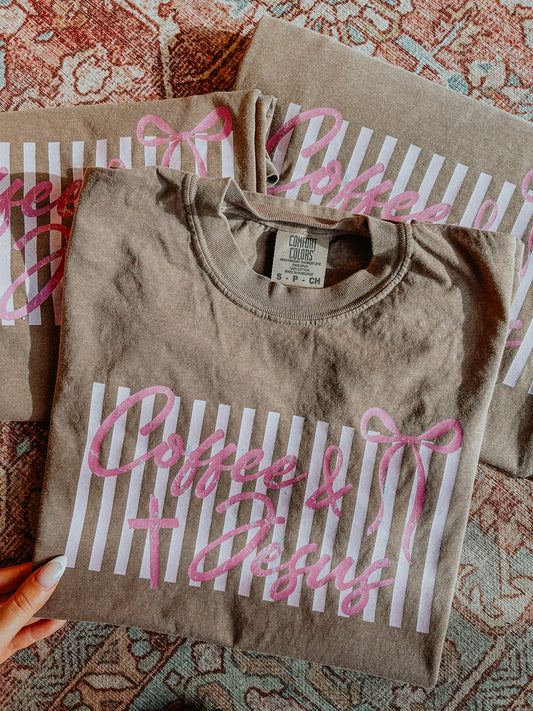 Coffee + Jesus Espresso Graphic T-Shirt