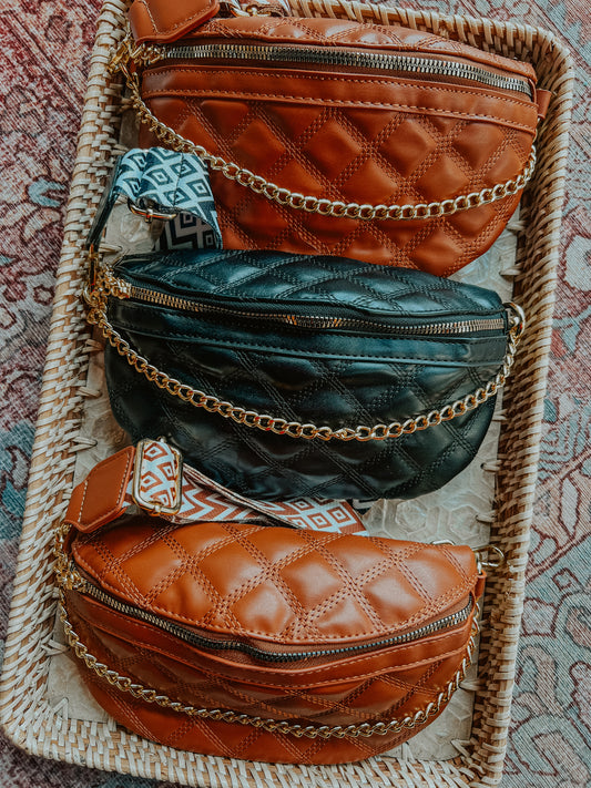 Quilted Crossbody Bum Bag