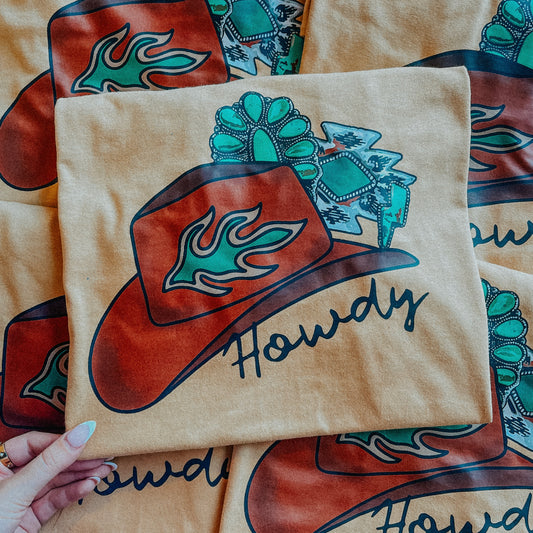 Howdy Hat Graphic T-Shirt