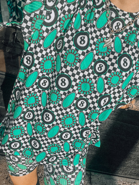 The Checkmate Boxy Short Sleeve Set