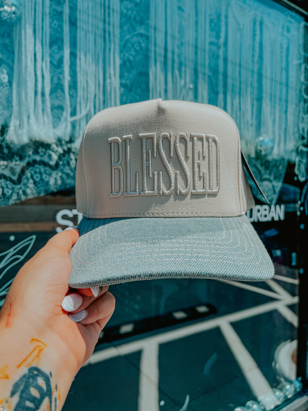 BLESSED TRUCKER HAT