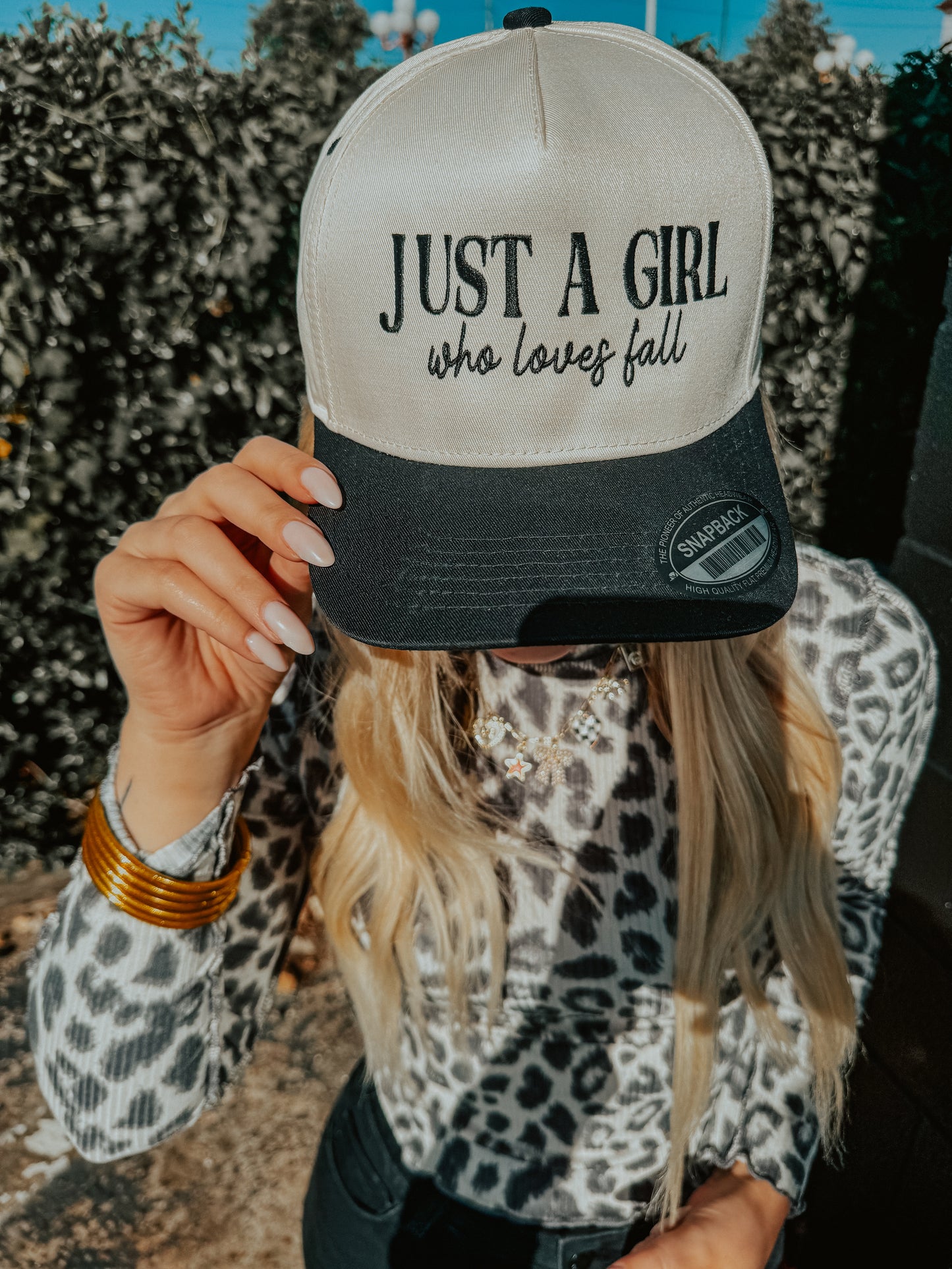 Just a Girl Who Loves Fall Trucker Hat
