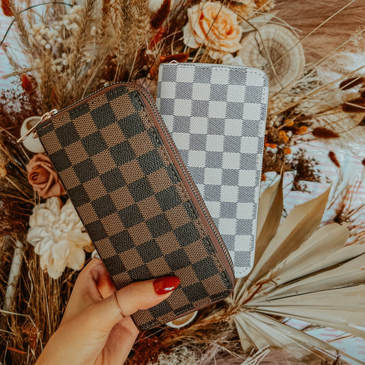 Checkered Wallet