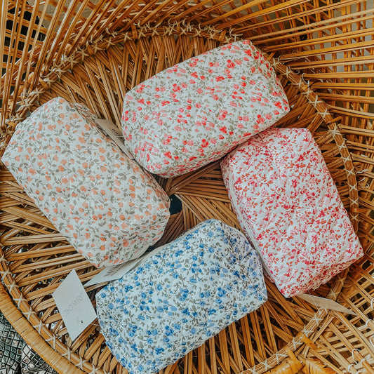 Quilted Cosmetic Bags