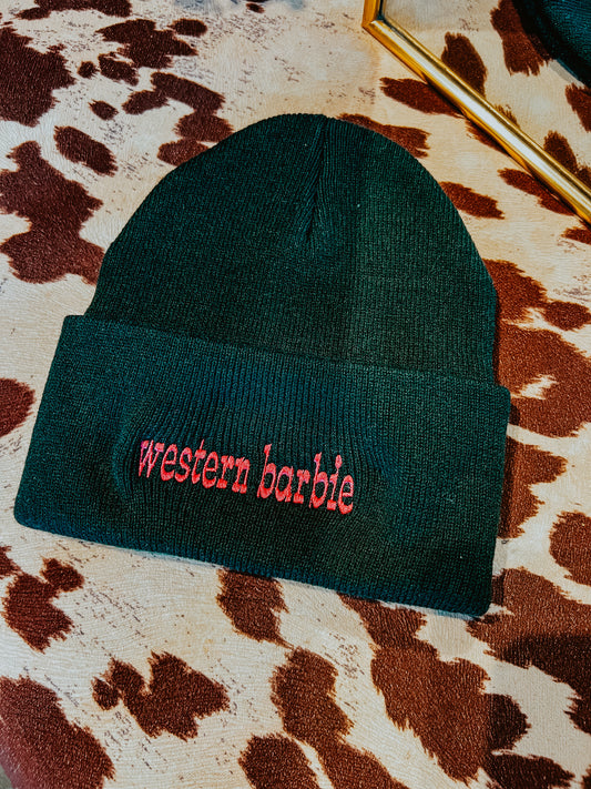 Western Barbie Beanie