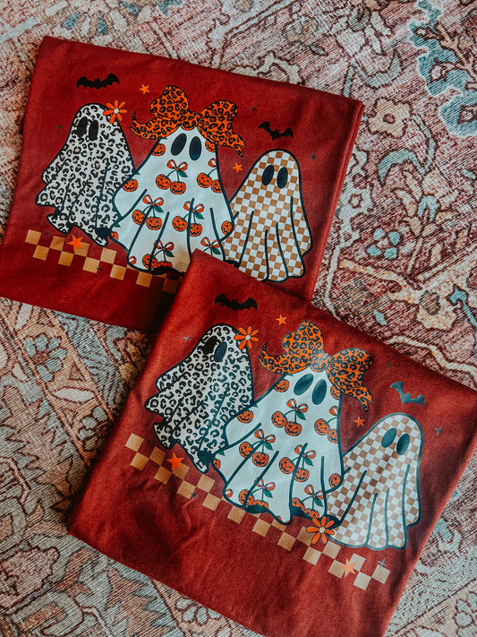 Fall Ghost Graphic T-Shirt