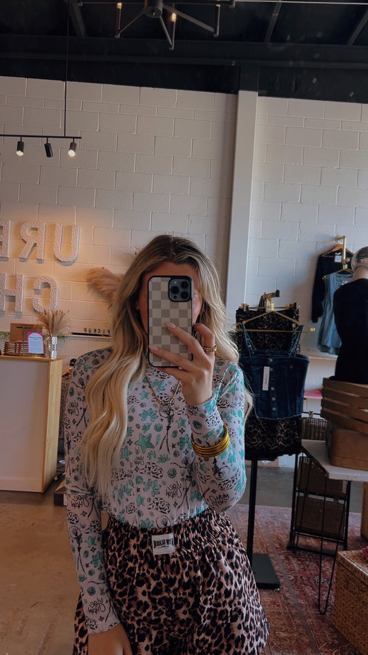 Yeehaw Mesh Top
