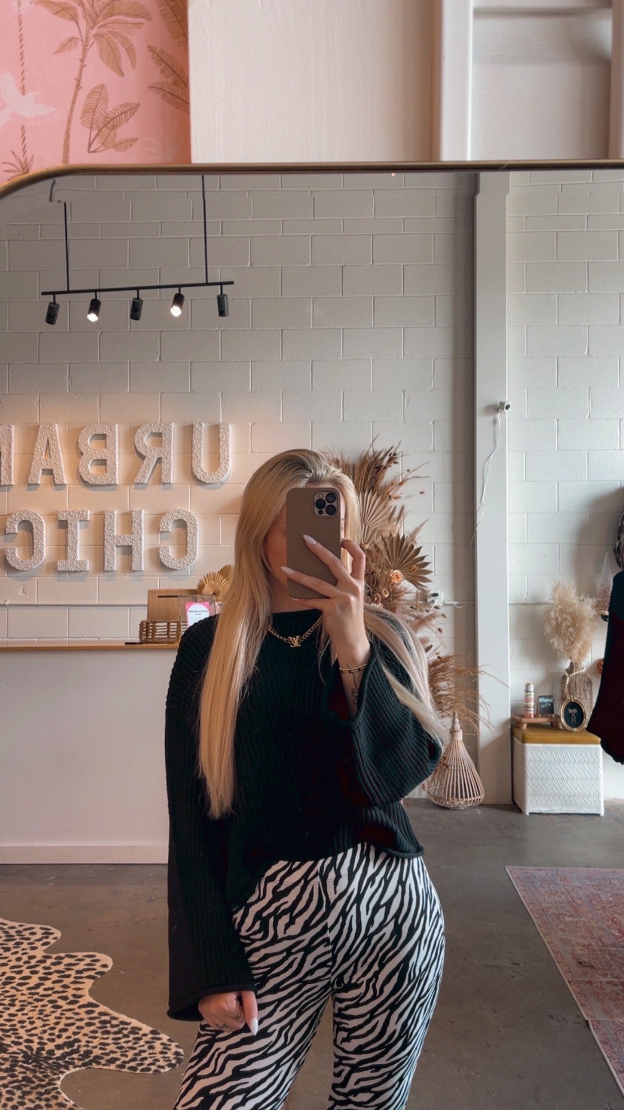 Black Long Sleeve Ribbed Sweater