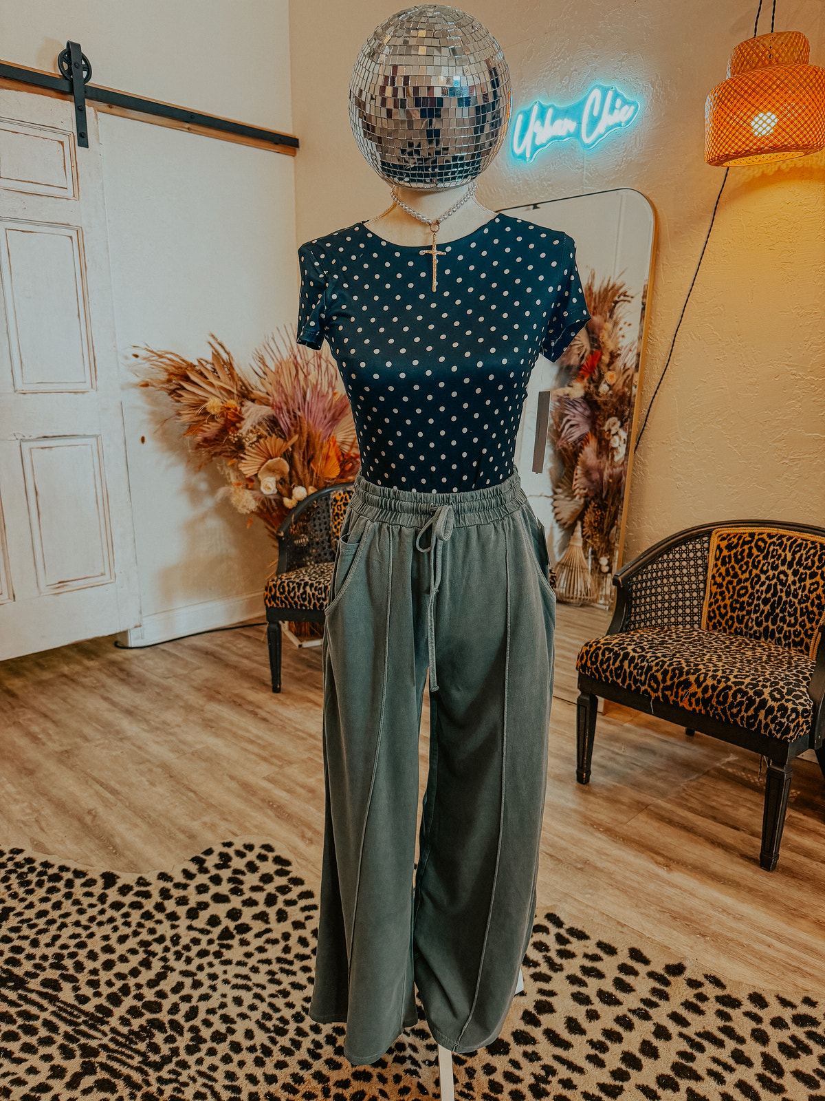 Black & White Polka Dot Short Sleeve Bodysuit