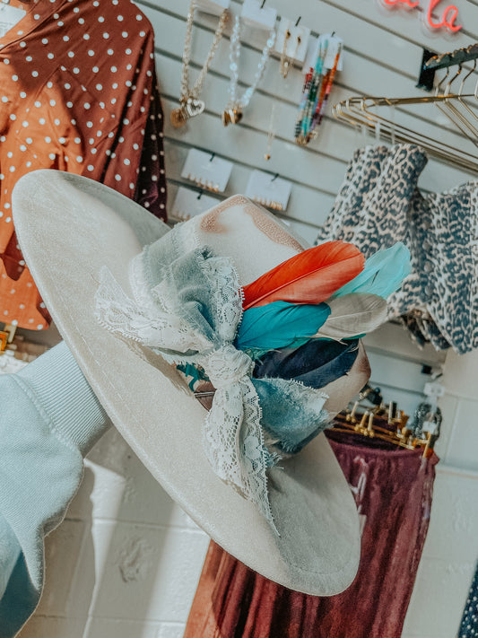 The Ava Wide Brim Hat