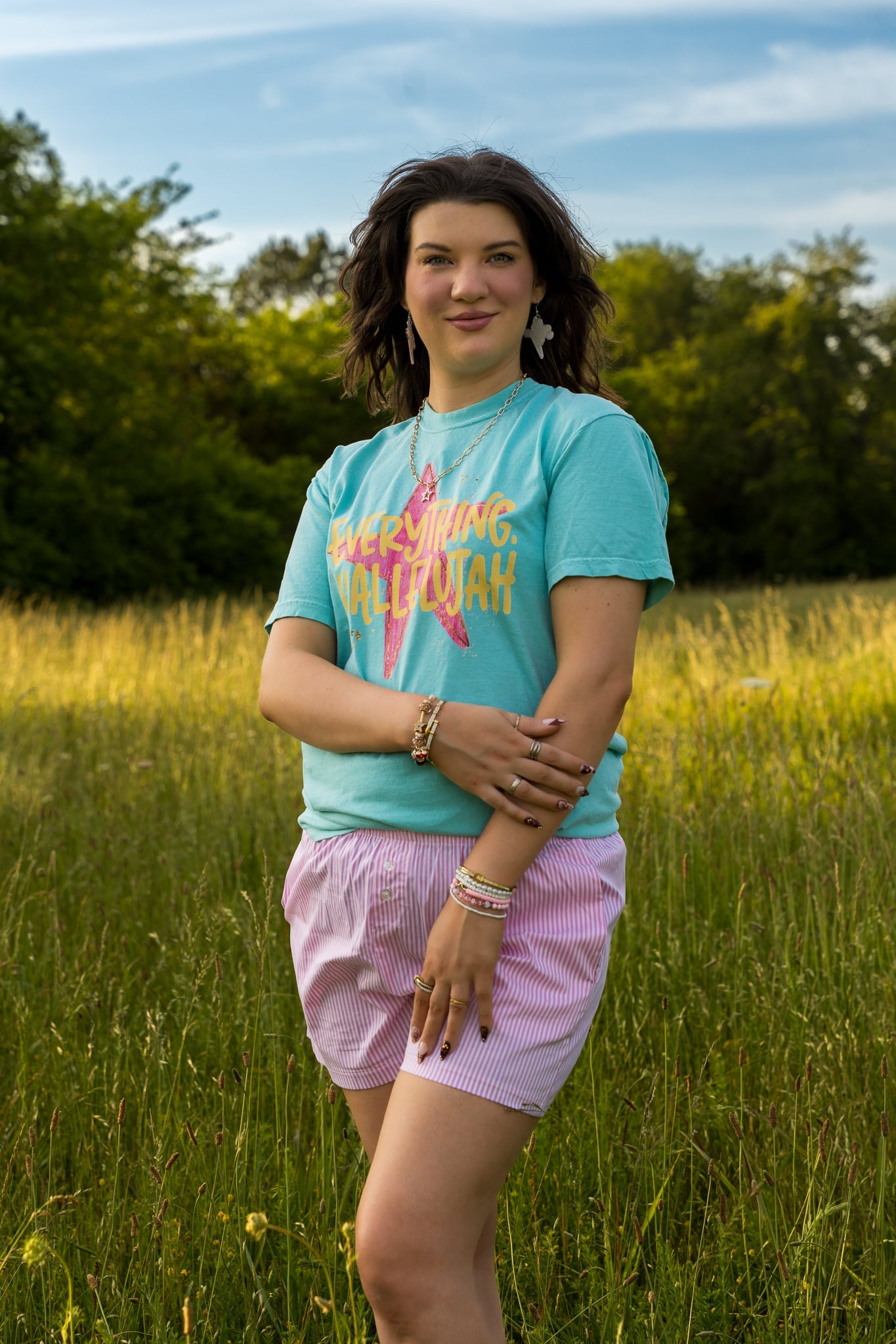 Pink Striped Boxer Shorts