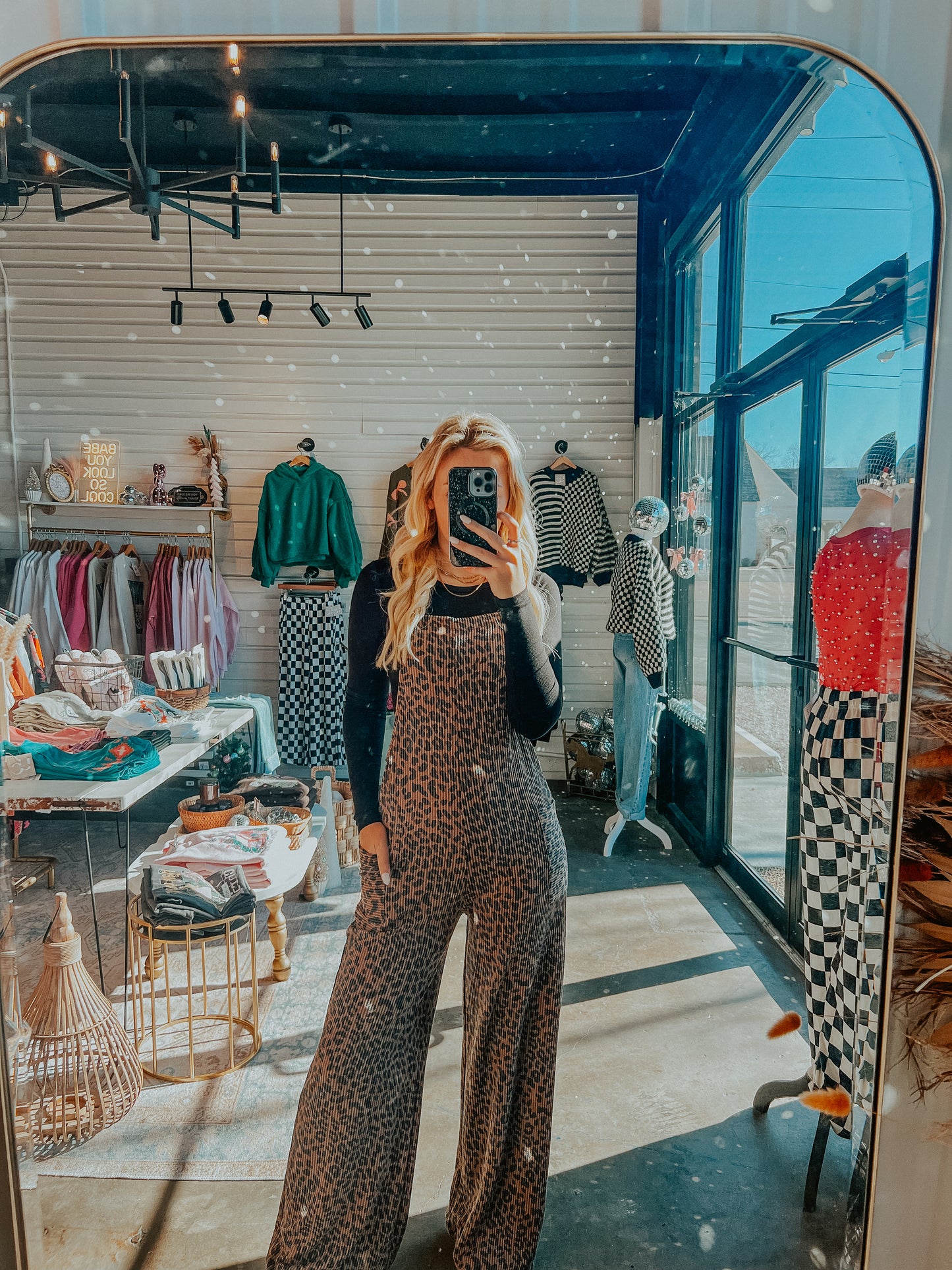 Brown Leopard Jumpsuit