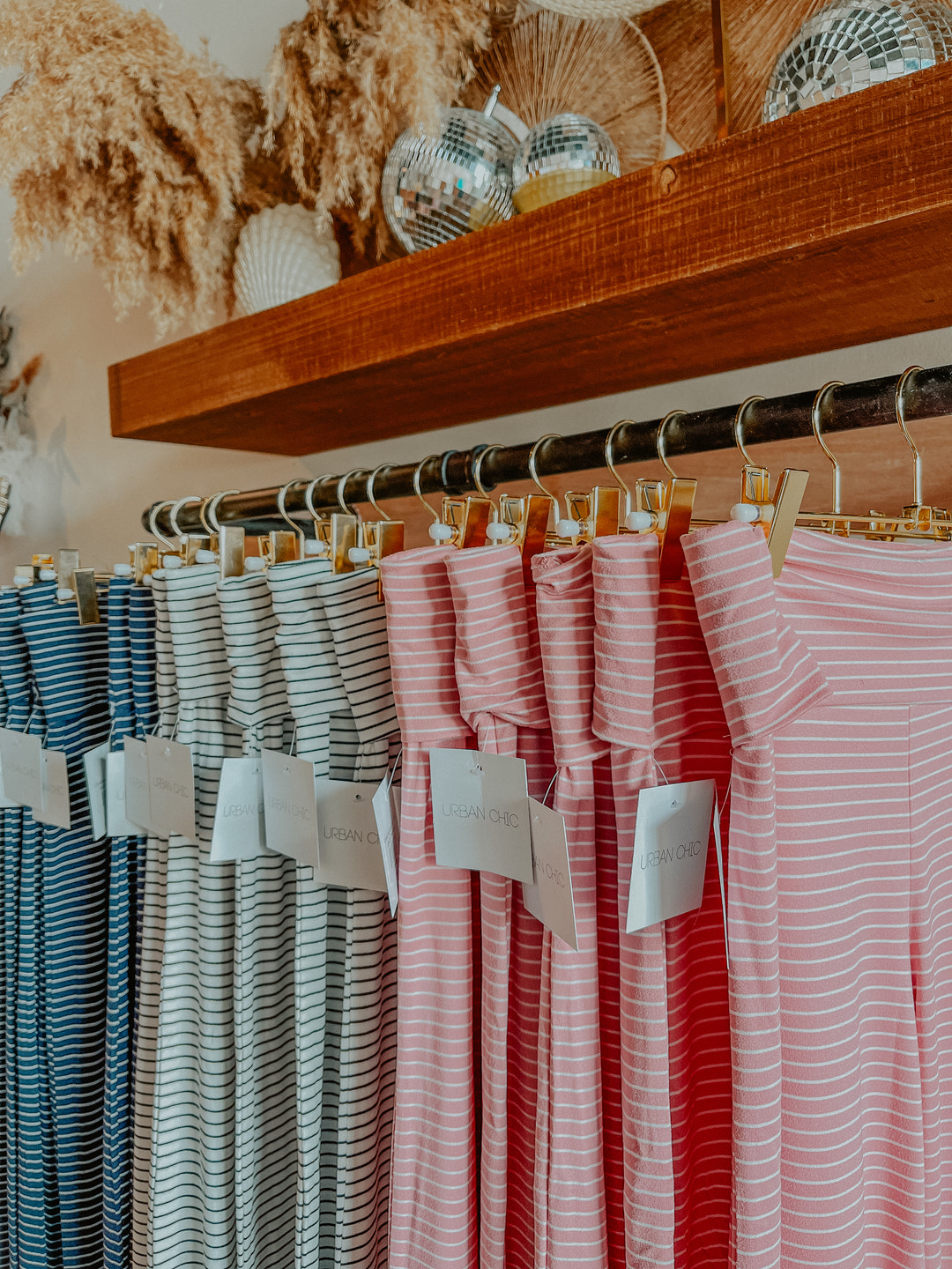 Striped Fold Over Lounge Pants