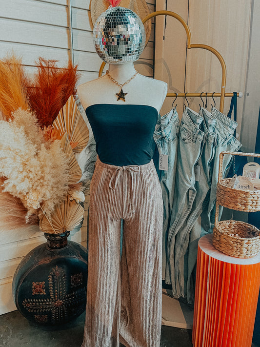 Mocha Elegant Lounge Pants