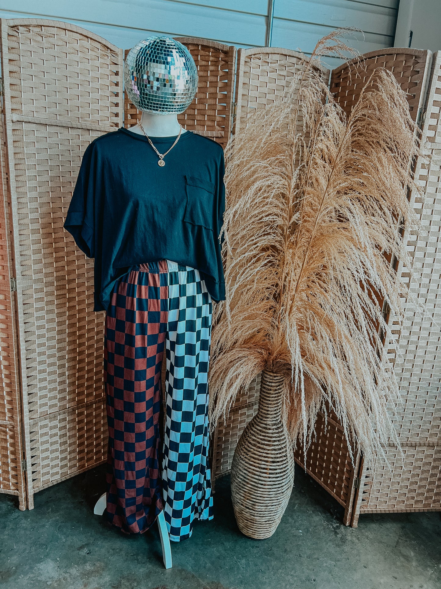 Split Decision Checkered Pants