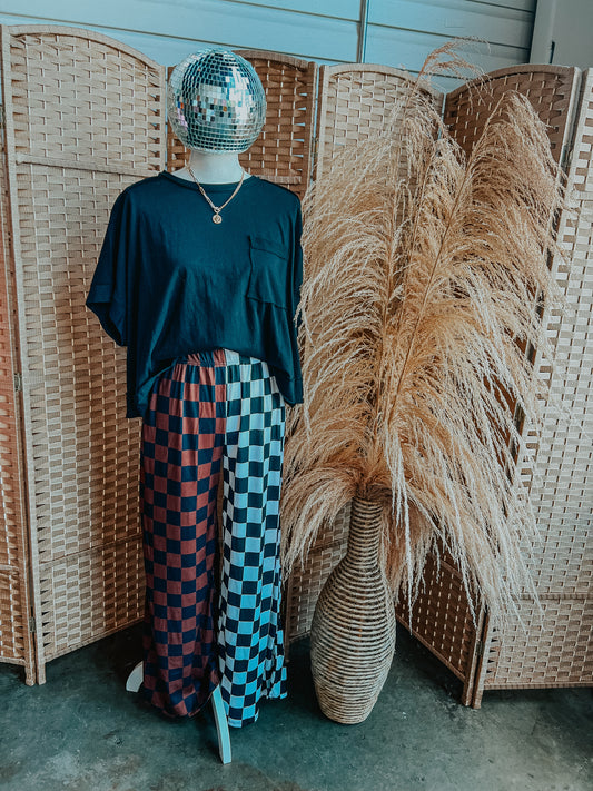 Split Decision Checkered Pants