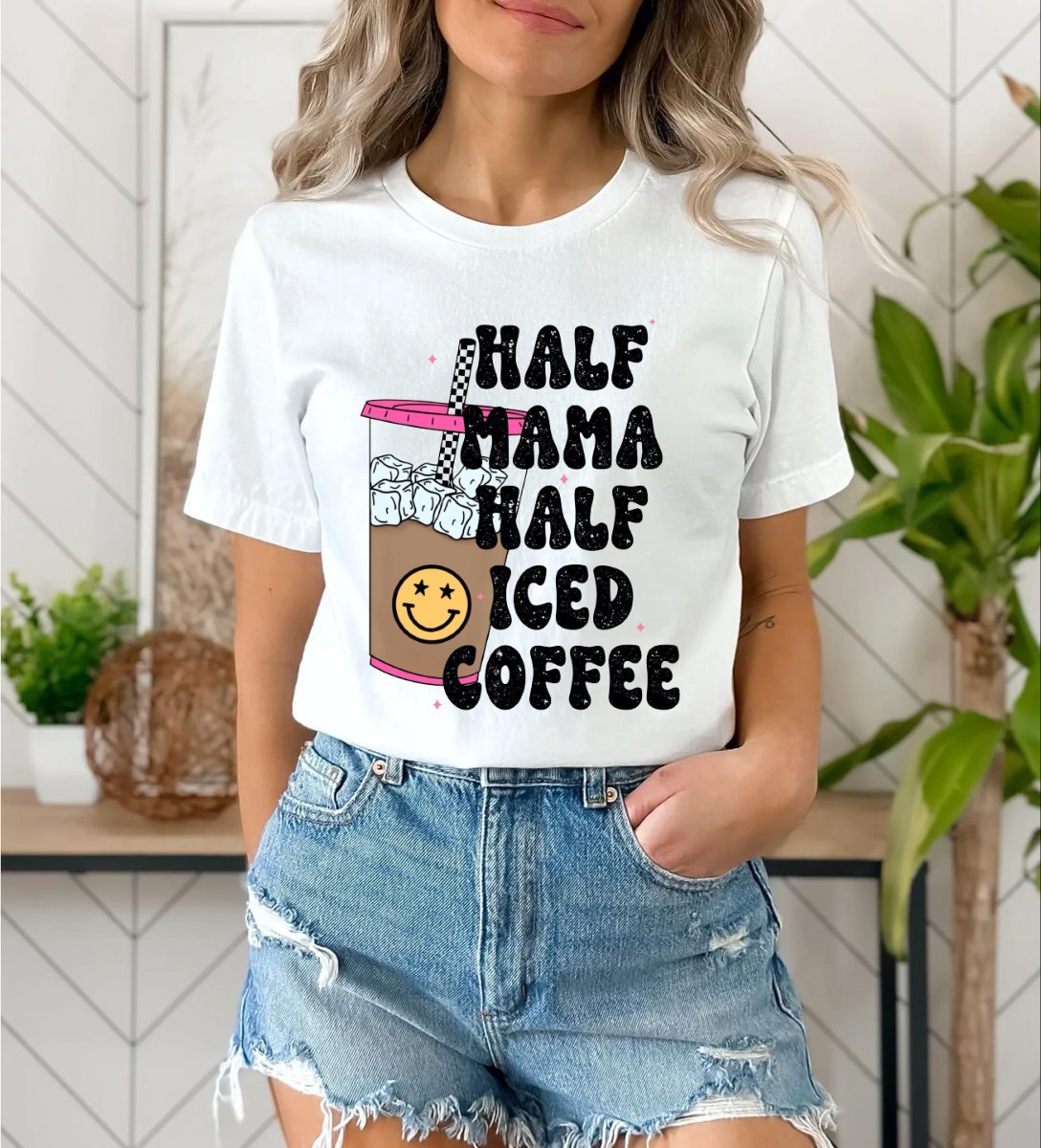 Half Iced Coffee T-Shirt