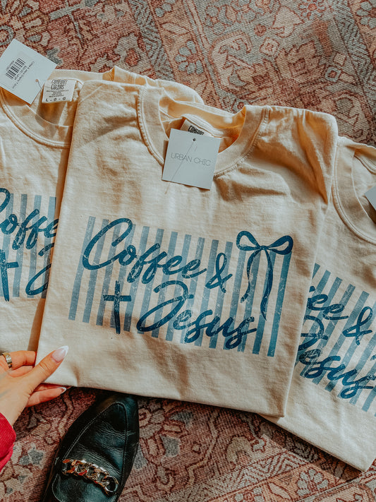 Coffee & Jesus Graphic T-Shirt