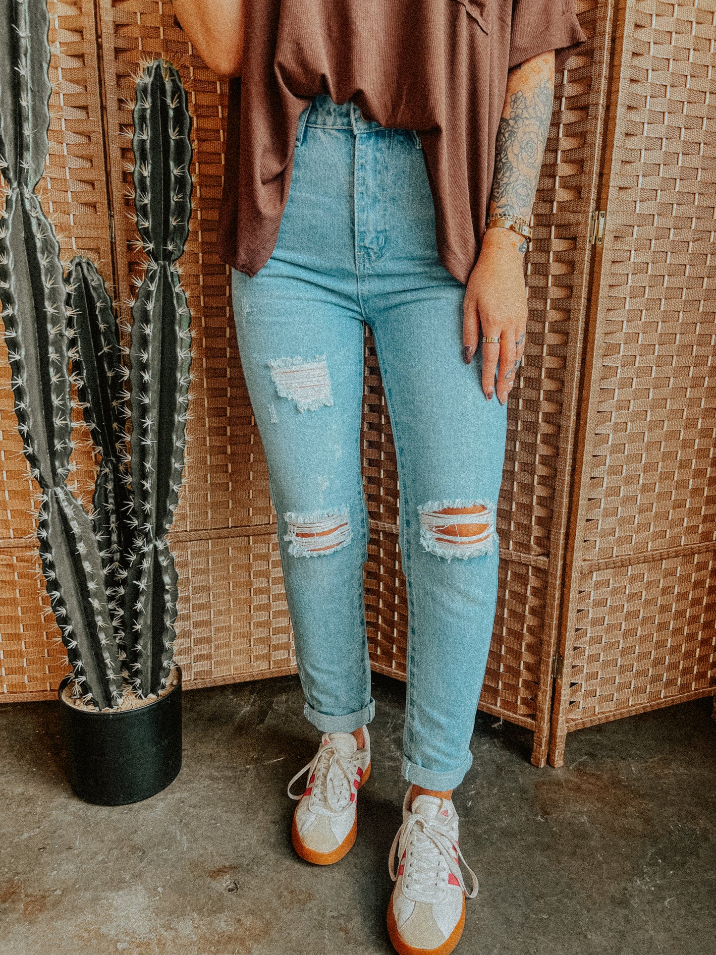 High Wasted Denim Jeans