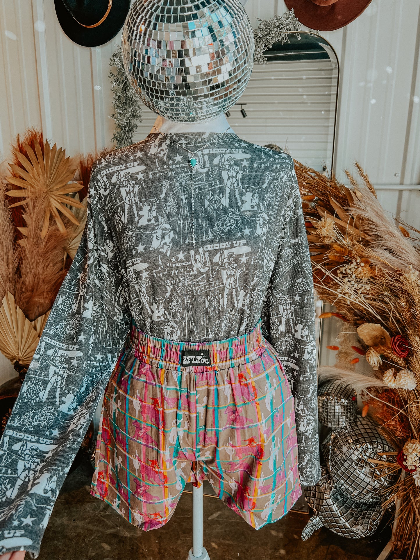 Oversized Rockin’ Western Long Sleeve