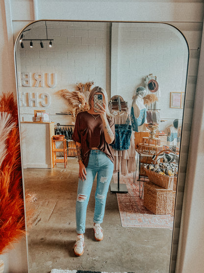 High Wasted Denim Jeans