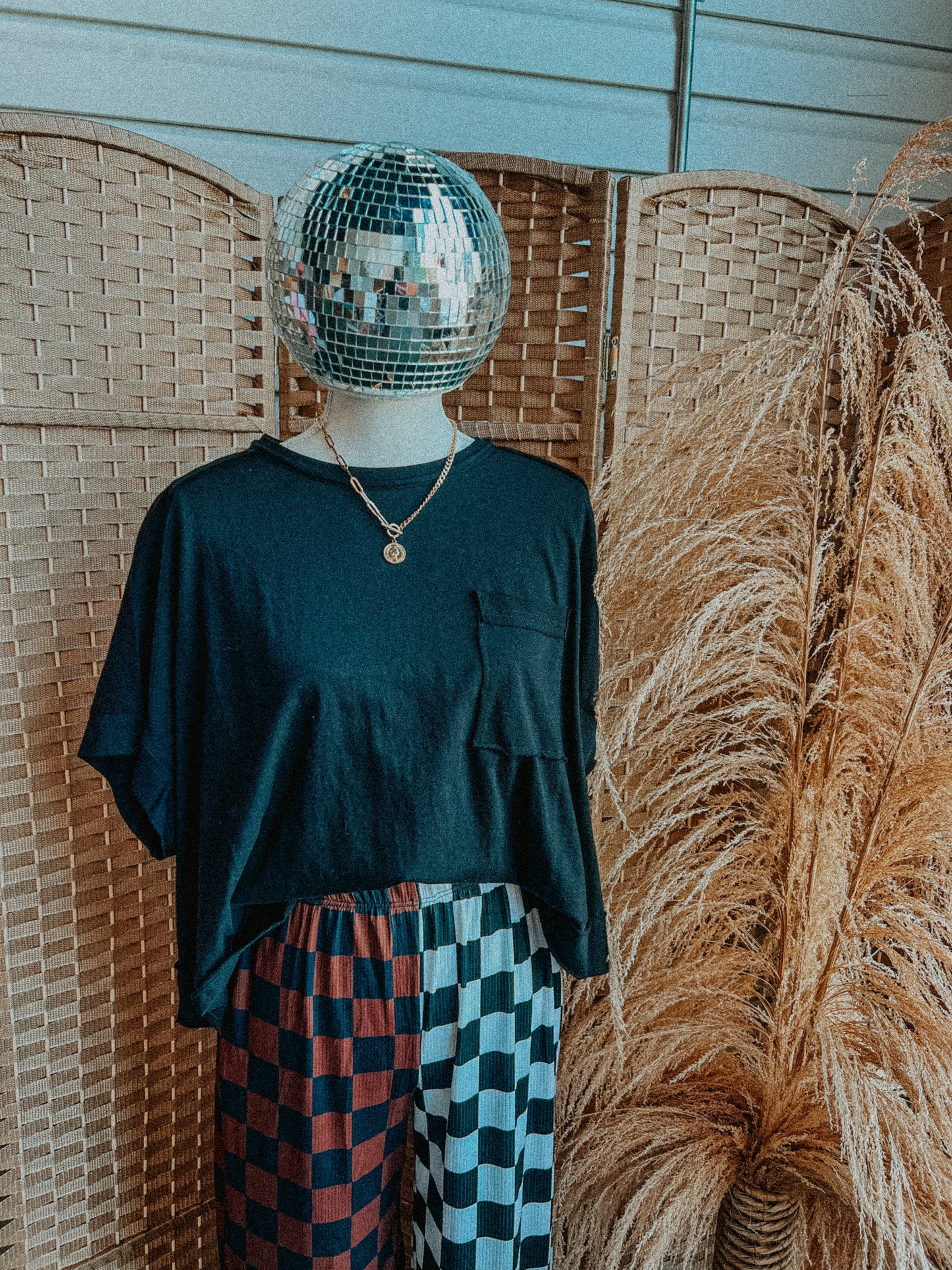 Split Decision Checkered Pants