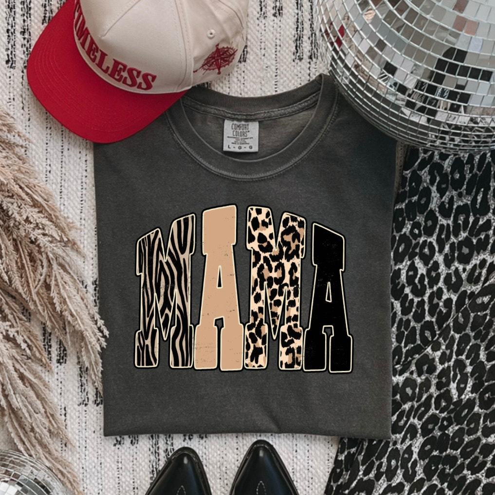 Printed Mama Graphic T-Shirt or Sweatshirt
