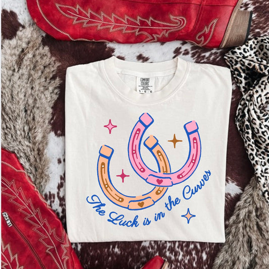 The Luck is in the Curves T-Shirt